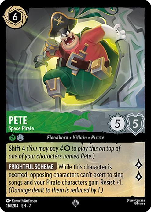 0114 Pete - Space Pirate Super Rare Archazia's Island