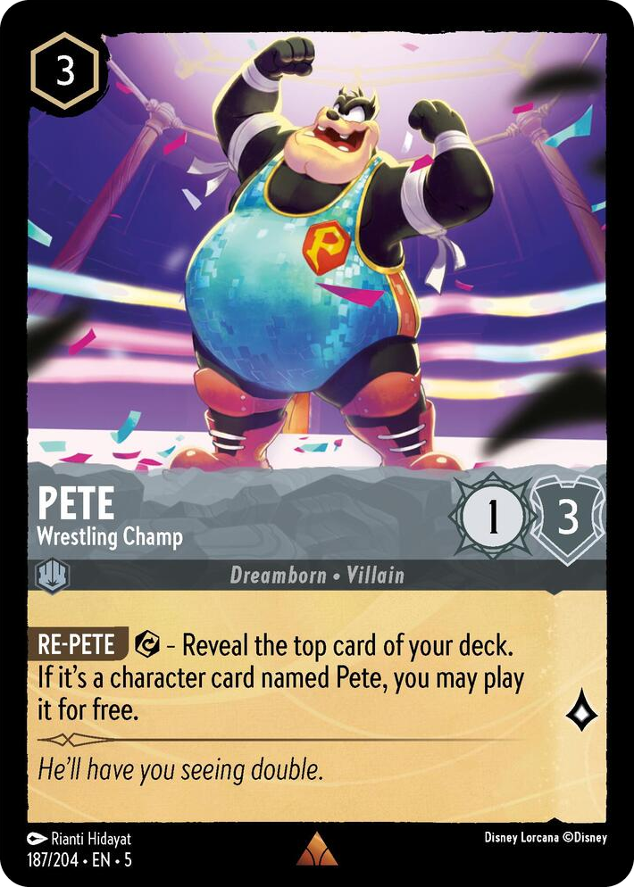 0187 Pete - Wrestling Champ Rare Shimmering Skies