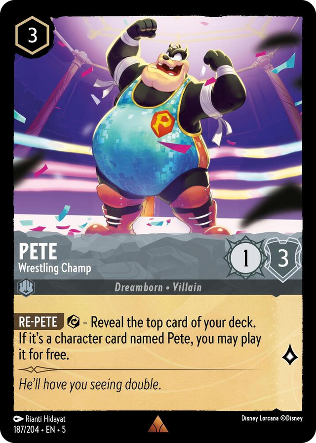 0187 Pete - Wrestling Champ Rare Shimmering Skies