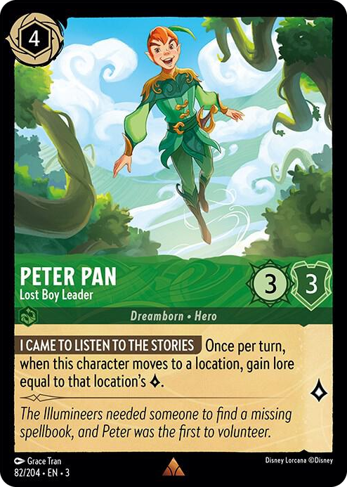 0082 Peter Pan - Lost Boy Leader Rare Into the Inklands