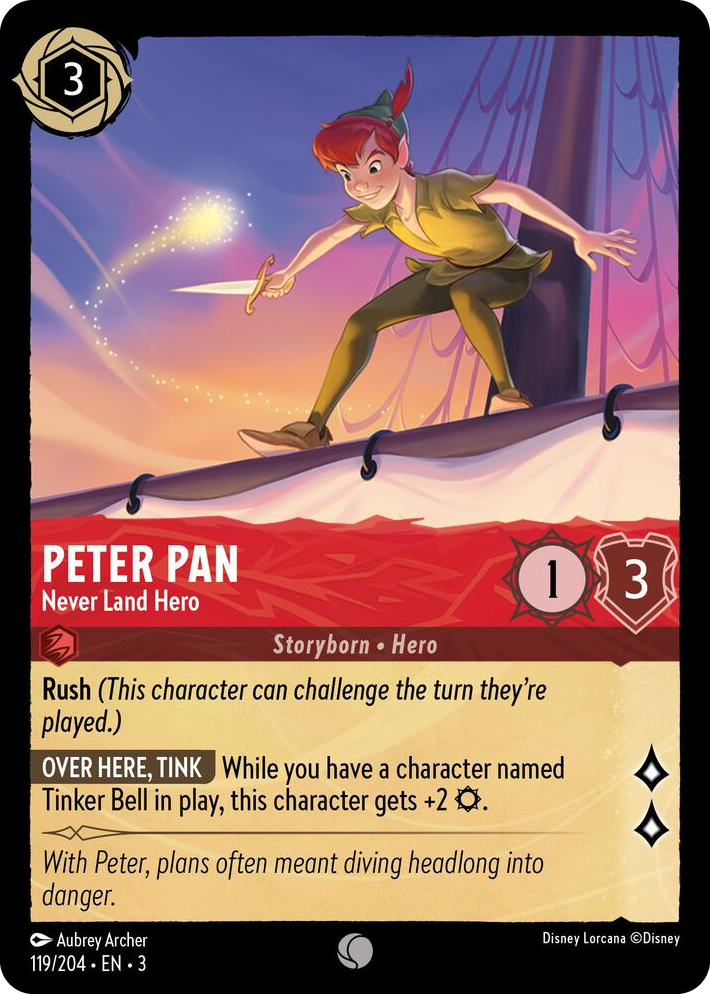 0119 Peter Pan - Never Land Hero Common Into the Inklands