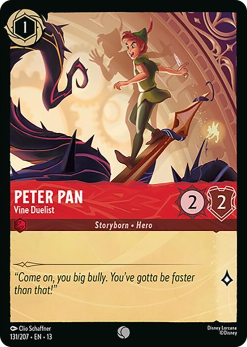 Peter Pan - Vine Duelist #131 Common - Attack of the Vine! Pokemon card