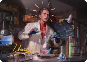 0003 Peter Parker Art Card (3/54) (Gold-Stamped Signature) S Art Series: Marvel's Spider-Man