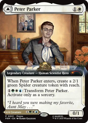 0001 Peter Parker (Extended Art) P Unique and Miscellaneous Promos