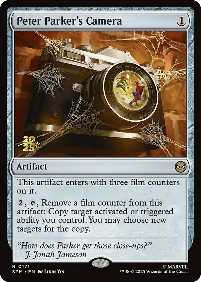 Peter Parker's Camera #171 R - Prerelease Cards Pokemon card