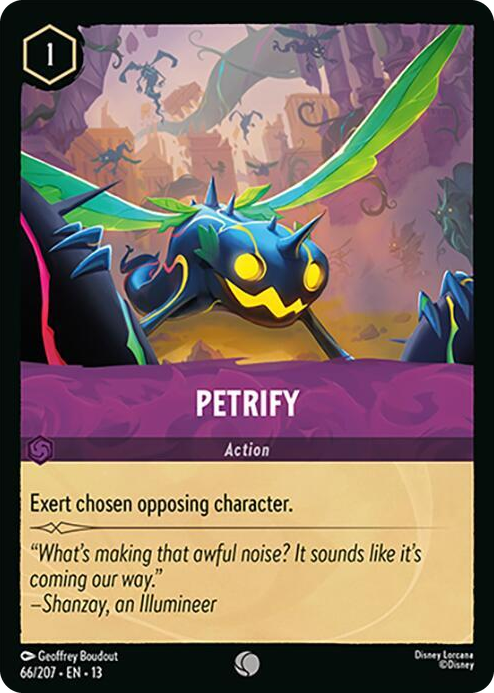 Petrify #66 Common - Attack of the Vine! Pokemon card