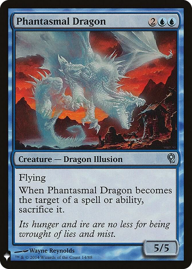 0014 Phantasmal Dragon U The List Reprints
