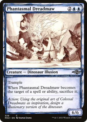 0339 Phantasmal Dreadmaw (Showcase) C Modern Horizons 2