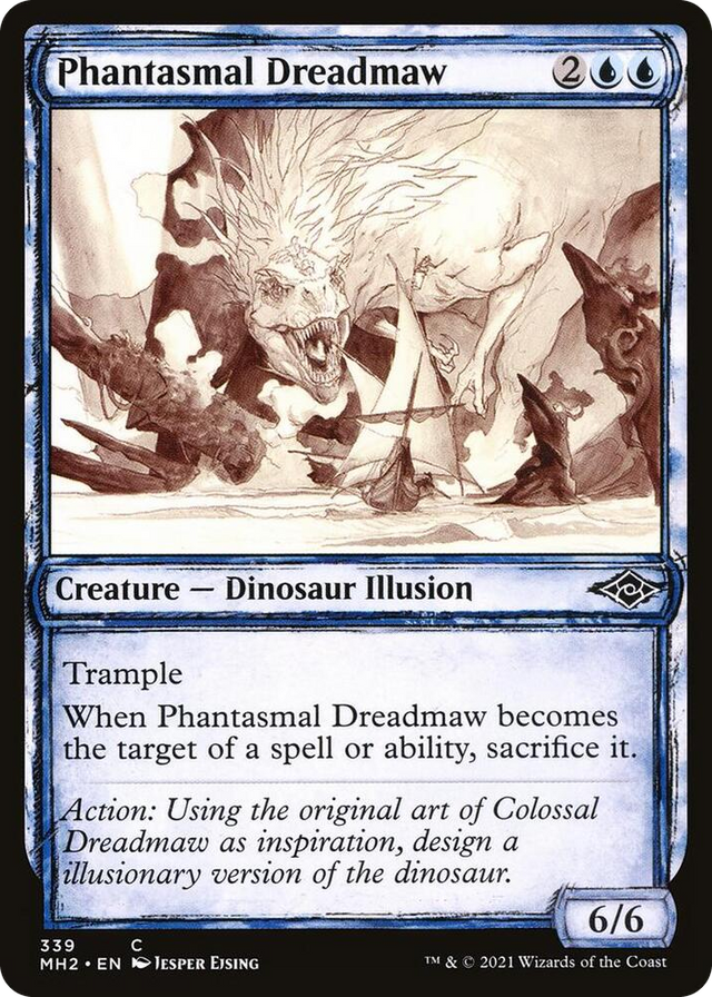 0339 Phantasmal Dreadmaw (Showcase) C Modern Horizons 2