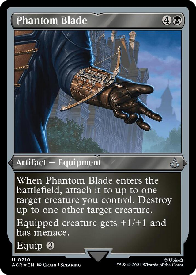 0210 Phantom Blade (Foil Etched) U Universes Beyond: Assassin's Creed
