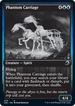 Phantom Carriage #70 U - Innistrad: Double Feature Pokemon card