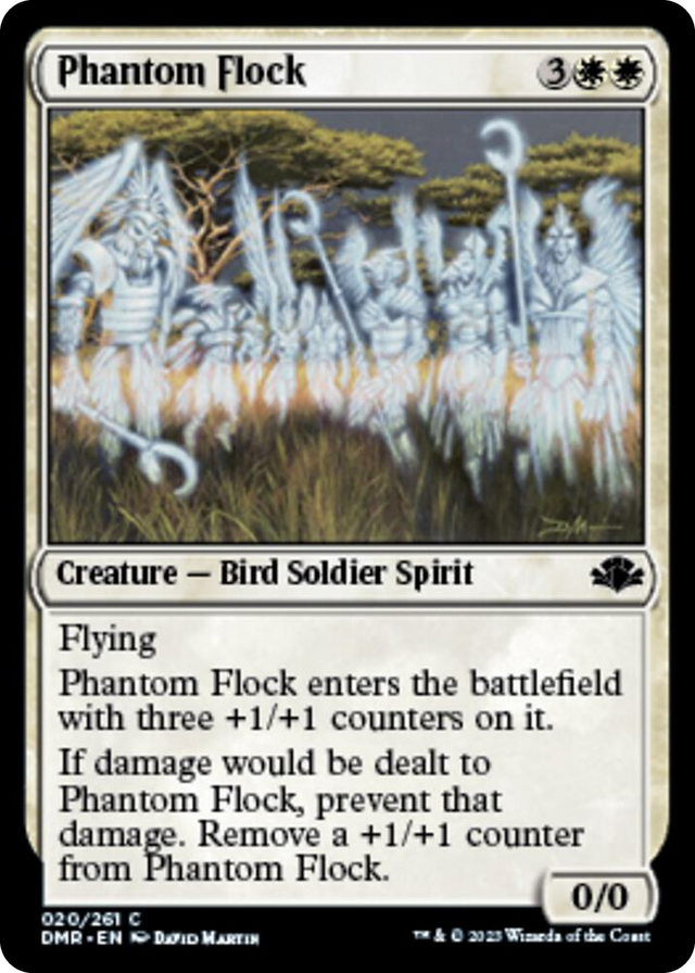 0020 Phantom Flock C Dominaria Remastered