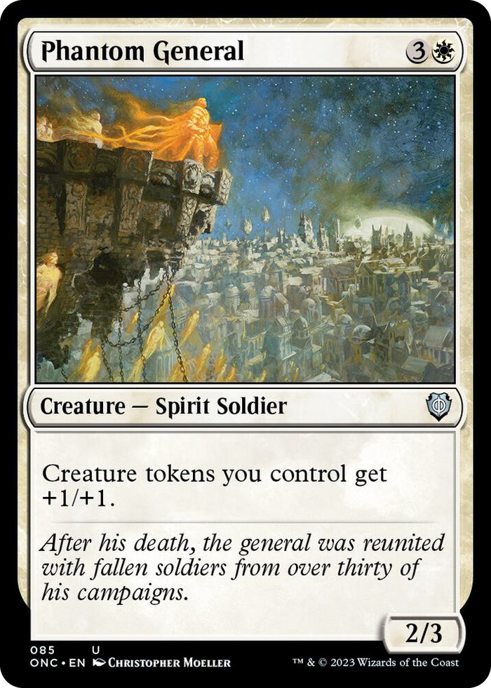 Phantom General #85 U - Commander: Phyrexia: All Will Be One Pokemon card
