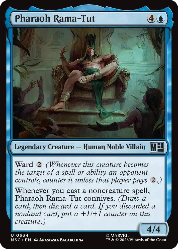 0634 Pharaoh Rama-Tut U Commander: Marvel Super Heroes
