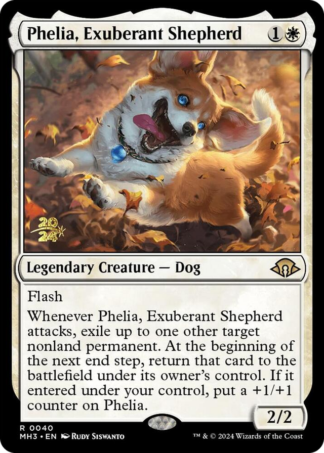 0040 Phelia, Exuberant Shepherd R Prerelease Cards