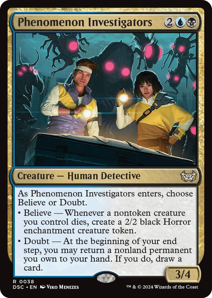 0038 Phenomenon Investigators R Commander: Duskmourn: House of Horror