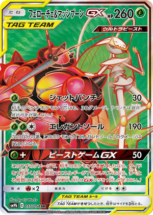 0055 Pheromosa & Buzzwole GX Super Rare Full Metal Wall