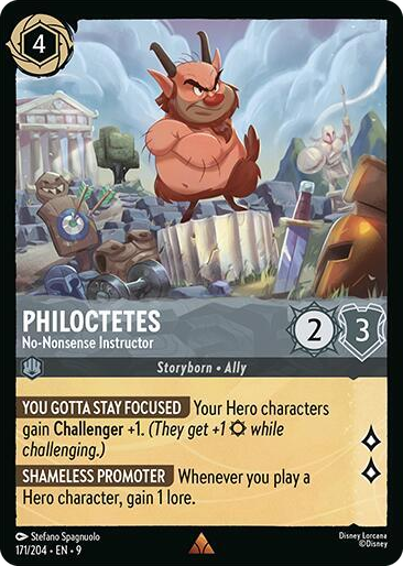 0171 Philoctetes - No-Nonsense Instructor Rare Fabled