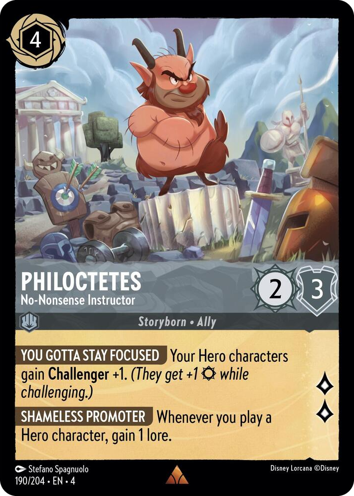 0190 Philoctetes - No-Nonsense Instructor Rare Ursula's Return