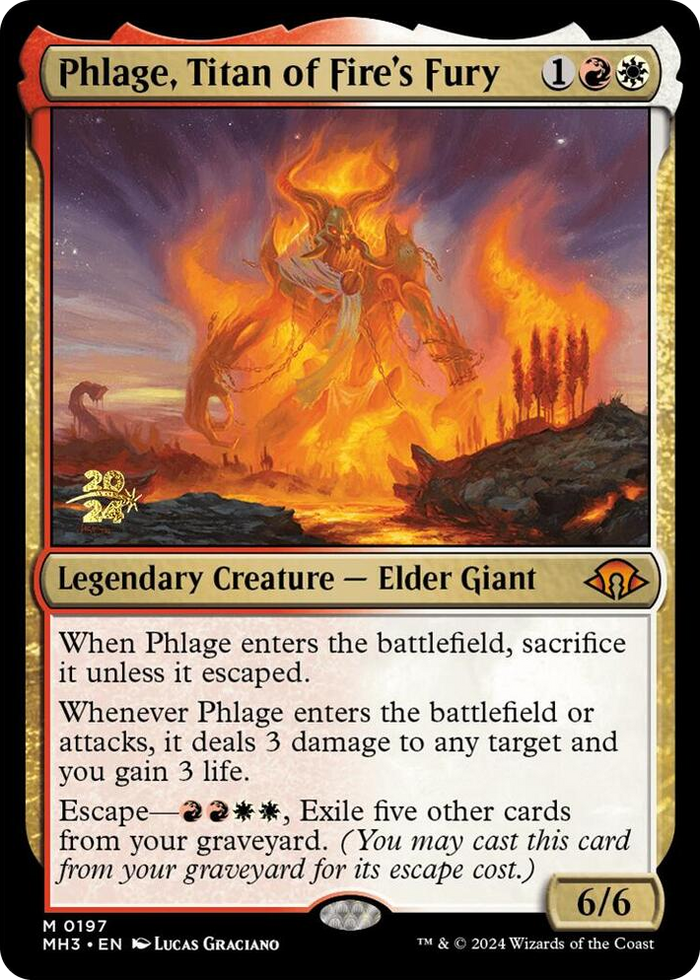 Phlage, Titan of Fire's Fury #197 M - Prerelease Cards Pokemon card