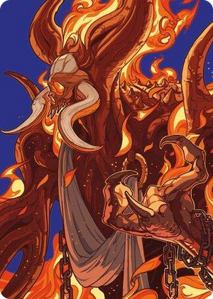 0050 Phlage, Titan of Fire's Fury Art Card S Art Series: Modern Horizons 3
