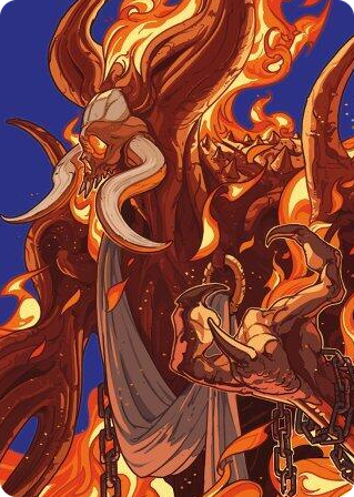 Phlage, Titan of Fire's Fury Art Card #50 S - Art Series: Modern Horizons 3 Pokemon card