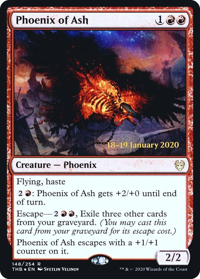 0148 Phoenix of Ash R Prerelease Cards