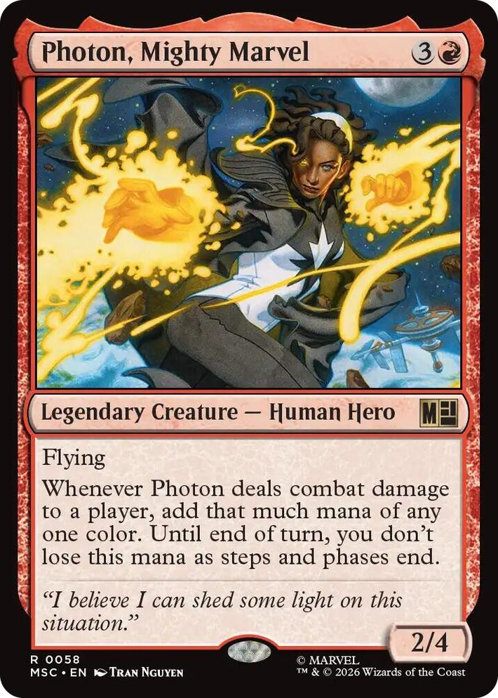 0058 Photon, Mighty Marvel R Commander: Marvel Super Heroes