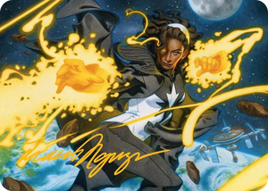 0034 Photon, Mighty Marvel Art Card (Gold-Stamped Signature) S Art Series: Marvel Super Heroes