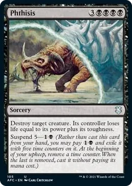 0105 Phthisis U Commander: Adventures in the Forgotten Realms