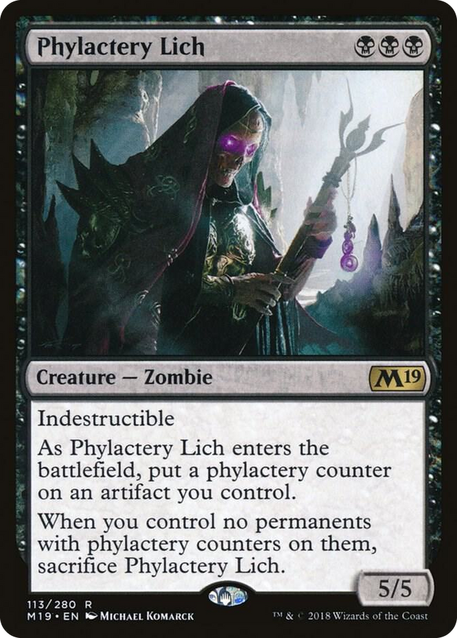 0113 Phylactery Lich R Core Set 2019