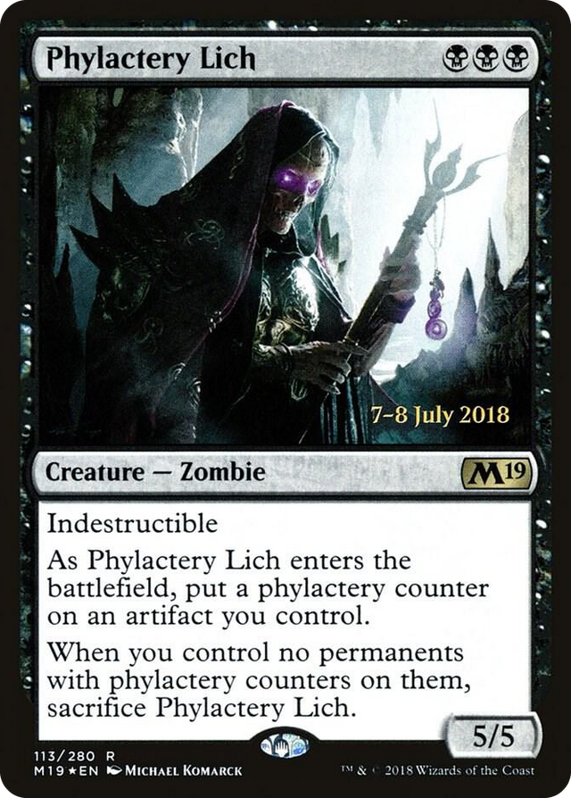 0113 Phylactery Lich R Prerelease Cards