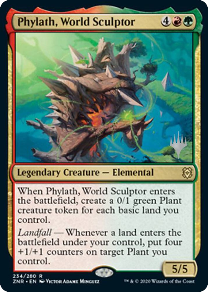 0234 Phylath, World Sculptor R Promo Pack: Zendikar Rising