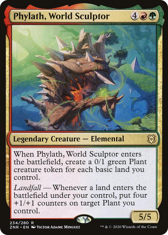 0234 Phylath, World Sculptor R Zendikar Rising
