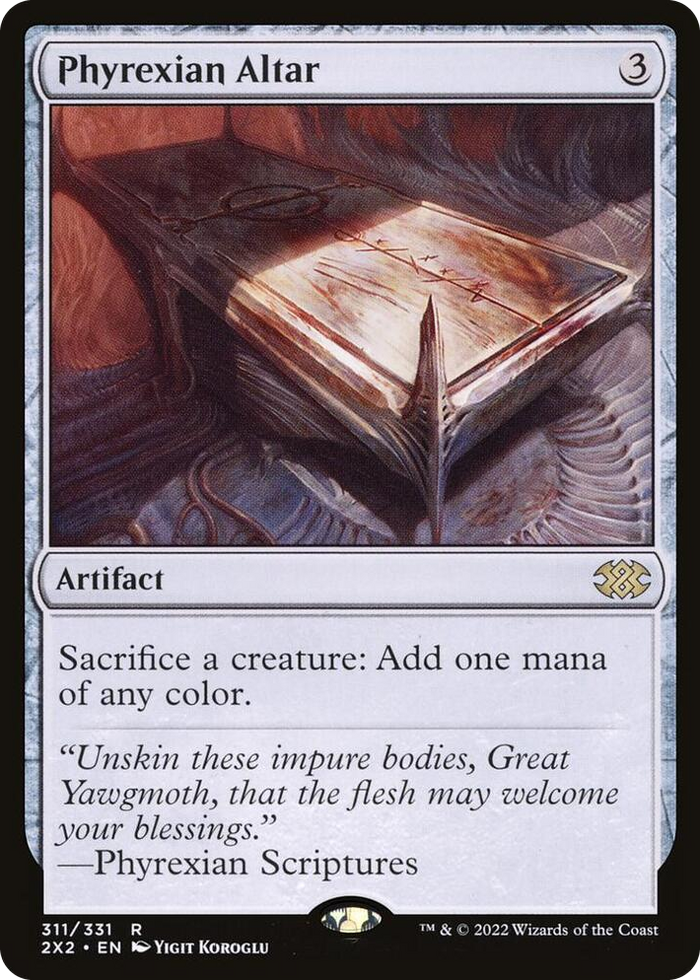 Phyrexian Altar #311 R - Double Masters 2022 Pokemon card