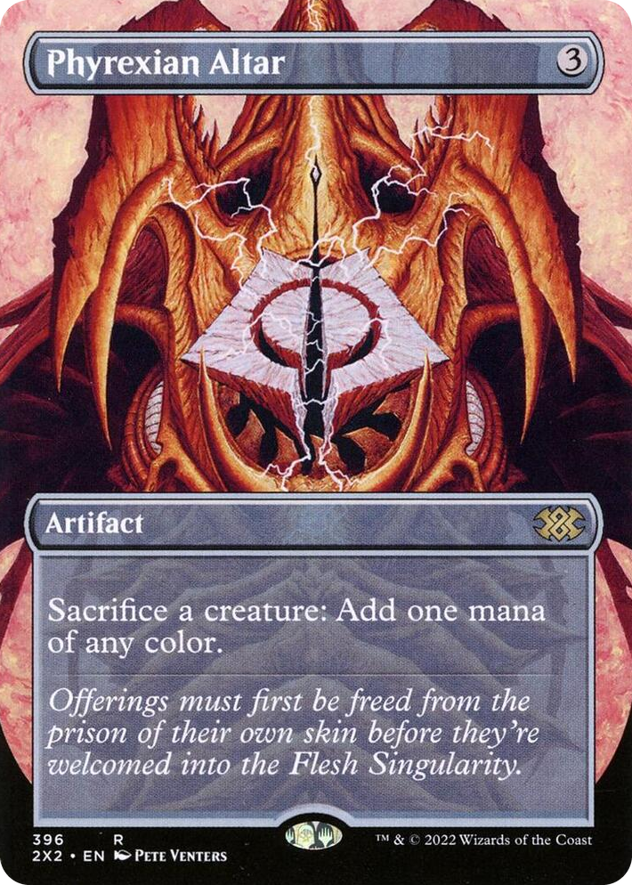 0396 Phyrexian Altar (Borderless) R Double Masters 2022