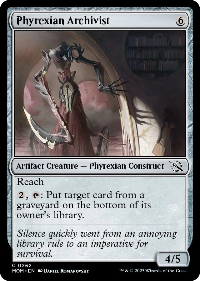 0262 Phyrexian Archivist C March of the Machine