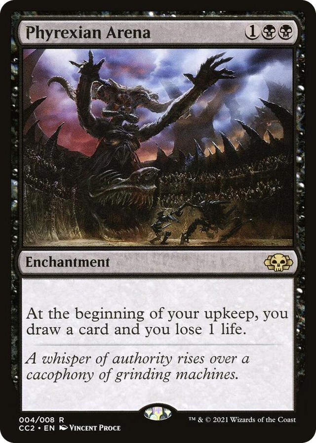 0004 Phyrexian Arena R Commander Collection: Black