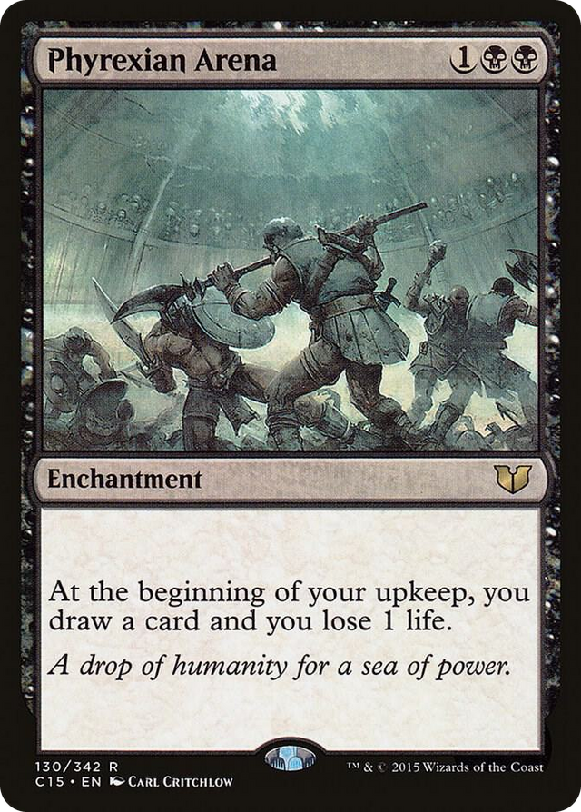 0130 Phyrexian Arena R Commander 2015