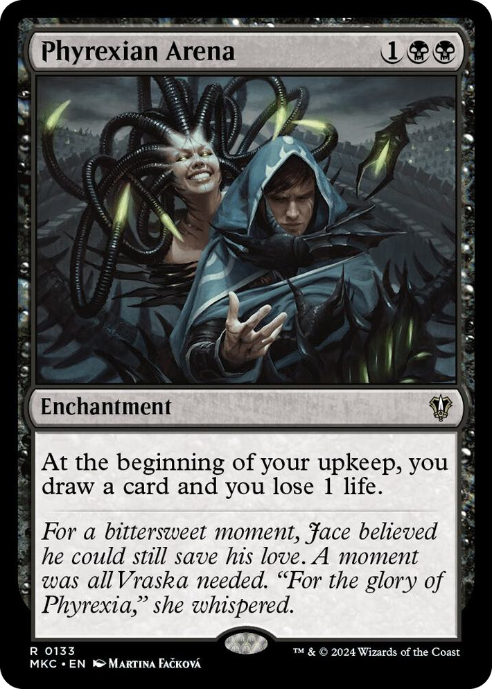 0133 Phyrexian Arena R Commander: Murders at Karlov Manor