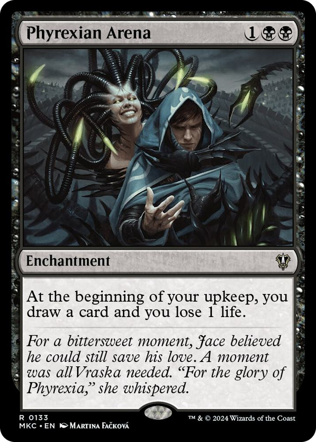 0133 Phyrexian Arena R Commander: Murders at Karlov Manor