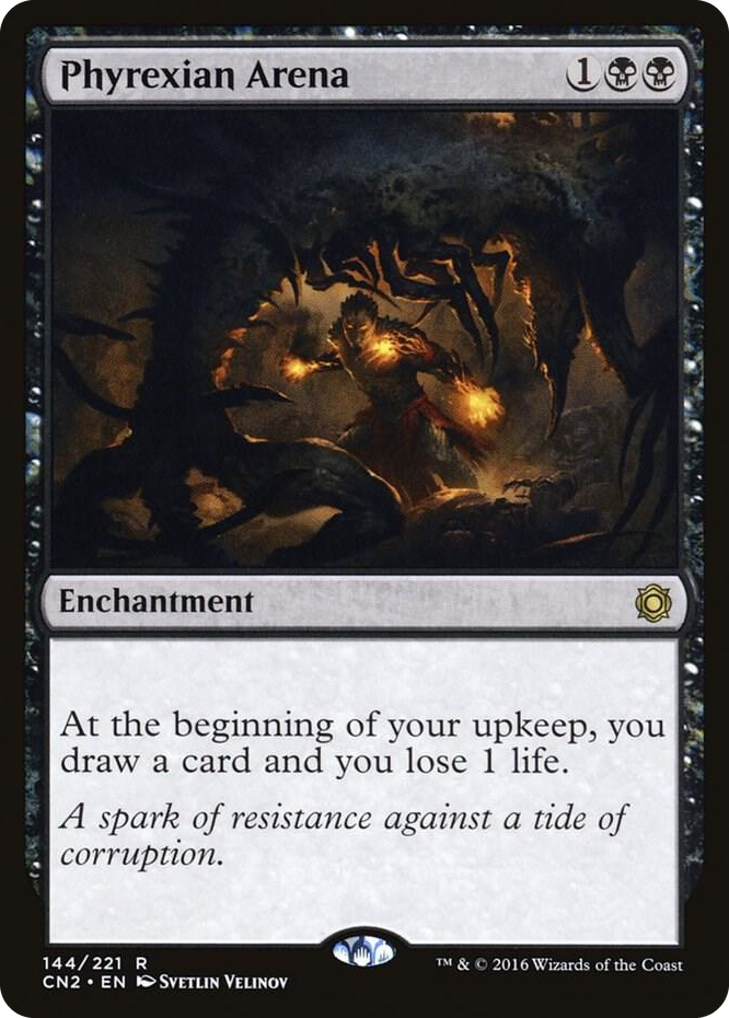 Phyrexian Arena #144 R - Conspiracy: Take the Crown Pokemon card
