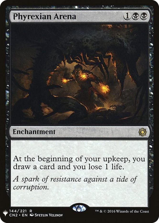 0144 Phyrexian Arena R The List Reprints