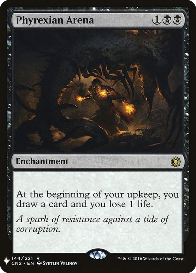 0144 Phyrexian Arena R The List Reprints