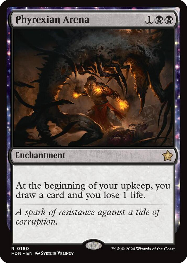0180 Phyrexian Arena R Foundations