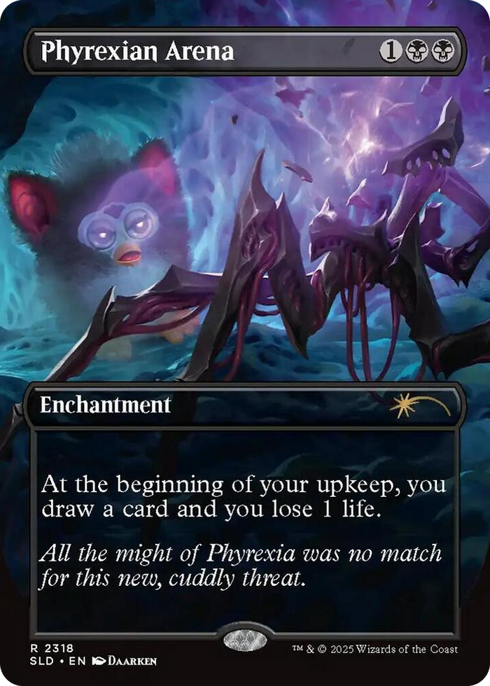 Phyrexian Arena #2318 R - Secret Lair Drop Series Pokemon card
