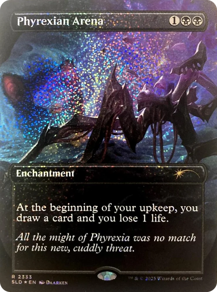 2333 Phyrexian Arena (Confetti Foil) R Secret Lair Drop Series