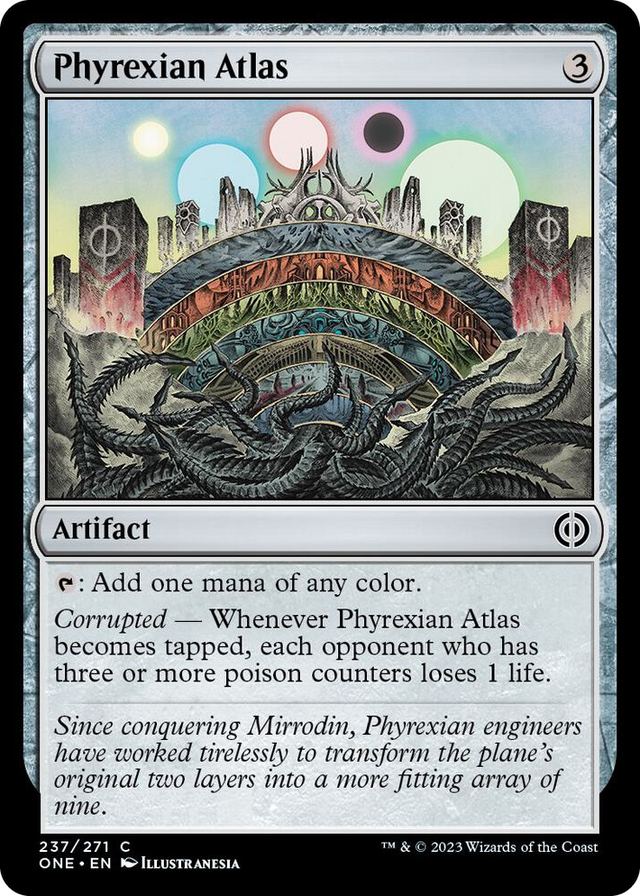 0237 Phyrexian Atlas C Phyrexia: All Will Be One