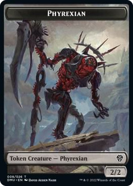 0008 Phyrexian // Beast Double-Sided Token T Dominaria United