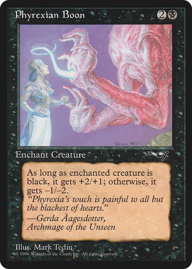 0023 Phyrexian Boon C Alliances
